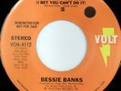 rare Soul 45 BESSIE BANKS try to leave me if you can