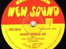  SOUTH AFRICAN 78 CRAZY KWELA 88 NEW SOUND EX-