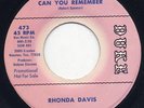 LISTEN-Rare Northern Soul 45-Rhonda Davis-Promo-Can You