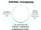 Sweet Soul Funk 45 7 sounds LTD sweet harmony LISTEN M-