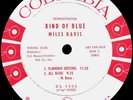 MILES DAVIS LP Kind Of Blue DJ PROMO 6 Eyes HEAR