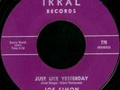 JOE SIMON Just Like Yesterday Northern Soul 45 NM Irral