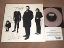 STRANGLERS - BLACK & WHITE LP, FULLY SIGNED+MISPRESS EP