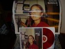 DUM DUM GIRLS LP rare red wax  + poster SUB POP punk