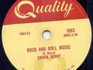 CHUCK BERRY - ROCK AND ROLL MUSIC- 78 RPM -1957 VG+++