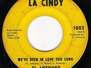 Northern Soul 45 EL ANTHONY We've Been In Love La Cindy