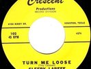 TEXAS  ROCKABILLY SLEEPY LABEFF *TURN ME LOOSE* SIGNED