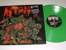 Autopsy Mental Funeral LP Green Vinyl VILE 25L EX/VG+