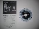 MIDNIGHT & ABIGAIL: Tour Ed splatter wax 45+auto card