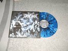Desaster - Divine Blasphemies BLUE SPLATTER VINYL RARE