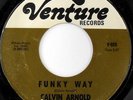 rare Soul Funk 45 CALVIN ARNOLD funky way VENTURE Hear