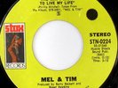 rare Soul 45 MEL & TIM that's the way i want to live