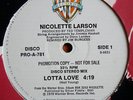 Nicolette Larson- Lotta Love / You Send Me 12 inch