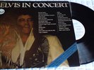 ELVIS PRESLEY 2 LP - ELVIS IN CONCERT (Rare Zimbabwe)