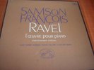 FRENCH BOX 3lp  RAVEL piano works SAMSON FRANCOIS  ED1