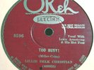 36) LILLIE DELK CHRISTIAN w ARMSTRONG HOT 4 OKEH 8596