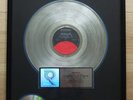 Metallica Master Of Puppets PLATINUM AWARD rare mint