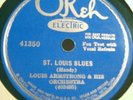 43) 78 RPM LOUIS ARMSTRONG ORCH OKEH 41350