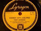 CALYPSO 78RPM YOUNG TIGER - TONY JOHNSON Lyragon #J-711