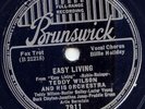 BILLIE HOLIDAY -TEDDY WILSON -EASY LIVING - 78 RPM  U.S