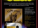 RYAN ADAMS ORION LIMITED EDITION CLEAR VINYL LP NEW