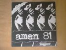AMEN 81 /  BURNED OUT  Split LP - Top