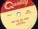 CHUCK BERRY - ROCK AND ROLL MUSIC - 78 RPM -1957 VG++