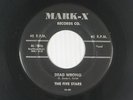 FIVE STARS doo wop 45 DEAD WRONG  MARK-X Motown related