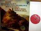 GRUMIAUX,Sebok,Orval/BRAHMS Sonata + Horn Trio/PHILIPS