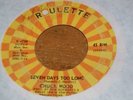 Chuck Wood Seven Days Too Long Northern Soul 45