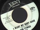 NORTHERN SOUL 45 ETHICS I WANT MY BABY BACK VENT VIRTUE
