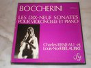 FY Records(4 lps)/BOCCHERINI SONATAS/ C.RENEAU, cello