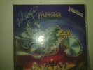 judas priest signed painkiller 12 inch record.