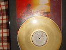 Eric Clapton Backless Gold Vinyl Record  Framed Rare