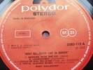 Rory Gallagher LIVE IN EUROPE UK LP 1ST UNPLAYED MINT