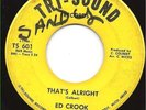 NORTHERN SOUL Ed Crook - That's Allright LISTEN