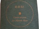  MARCELLE MEYER RAVEL LES DISCOPHILES FRANCAIS