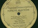 Program Transcription 78 VICTOR L-16007 DUKE ELLINGTON