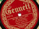 ORIGINAL INDIANA FIVE GENNETT 3121 JAZZ 78 RPM E-
