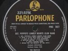 THE BEATLES   Sgt Peppers Lonely   UK  1st Press   MONO