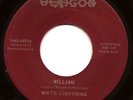 Private 1968 MN Rock 45 WHITE LIGHTNING WIlliam HEXAGON