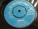 THE ENGLAND SISTERS RARE UK HMV 45 1960 HEARTBEAT   EX