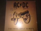 ACDC SIGNED FOR THOSE ABOUT TO ROCK VINYL COA
