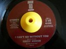 Crossover Soul 45 DOROTHY MORRISON I Can't Go Without