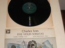 CHARLES IVES 5 Violin Sonatas STEPNER Kirkpatrick 2 LP