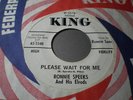 RONNIE SPEEKS PLEASE WAIT FOR ME ROCKABILLY 45 