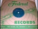 JAMES BROWN FAMOUS FLAMES 78 RPM FEDERAL 12300 OLD R&B