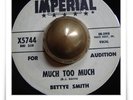 Bettye Smith Much Too Much R&B POPCORN SOUL 45 HEAR
