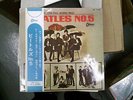 THE BEATLES NO 5 RED VINYL ODEON OR-7103 MONO OBI