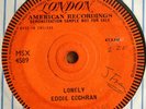 EDDIE COCHRAN LONELY LONDON 1 SIDED DEMO R&R
